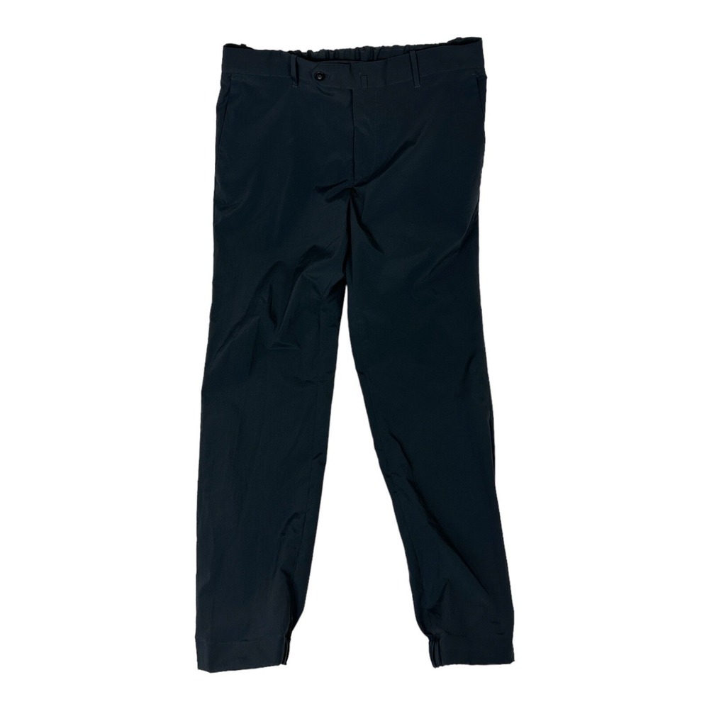 Incotex Current Urban Traveller Black Performance Mens Banded Trouser Size 48EU